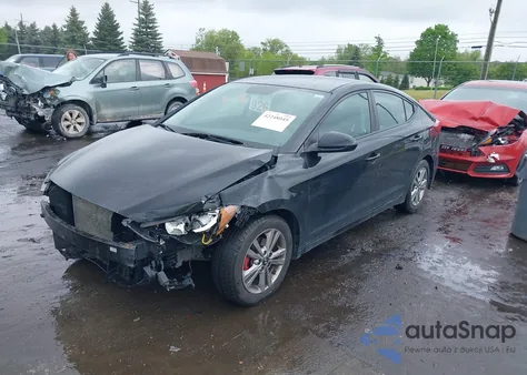 2018 Hyundai Elantra Sel from USA, damaged, VIN KMHD84LFXJU505339
